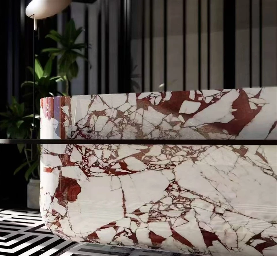 calacatta viola marble island
